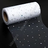 Фатин с пайетками &amp;quot;Горох&amp;quot; 15 см*25 ярд (SF-2939) белый №2