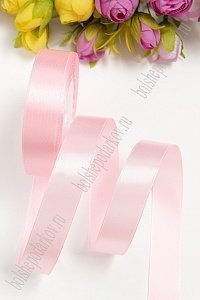 Лента атласная 2 см*25 ярд (SF-1358) розовый №04