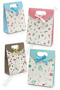 Коробка крафтовая с рисунком 12*16*6 см (12 шт) SF-7563, №18 Коробка крафтовая с рисунком 12*16*6 см (12 шт) SF-7563, №18