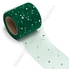 Фатин с пайетками 5,5 см*15 ярд (SF-5806) темно-зеленый №19