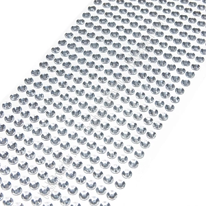 Стразы декоративные 6 мм (504 шт) SF-3177, серебро