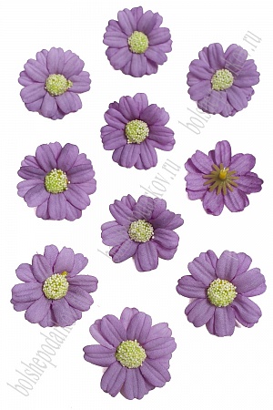 Головки цветов &quot;Ромашки&quot; 4,5 см (100 шт) SF-2092, фиолетовый №3