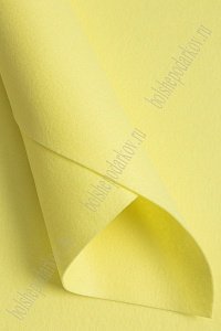Фетр мягкий 1 мм, Корея Royal 40*55 см (5 шт) лимонный RN 07