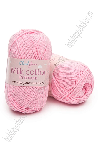 Пряжа &amp;quot;Milk cotton Premium&amp;quot; 50 гр (10 шт) SF-7847, розовый №2