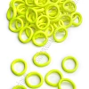 Резинки бесшовные для волос 3 см (100 шт) SF-5754, лимонный №27