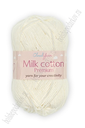 Пряжа &quot;Milk cotton Premium&quot; 50 гр (10 шт) SF-7847, айвори