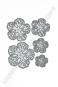 Форма для вырубки "Цветочек" 8,6*7,4 см (SF-7793) №74
