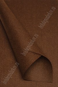 Фетр жесткий 1 мм (10 листов) SF-1943, темно-коричневый №063