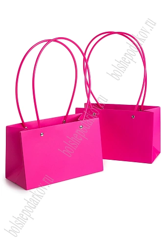 Сумка для цветов 22*13,5*10,5 см (10 шт) SF-7378, фукси №5