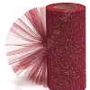 Фатин с блестками 15 см*25 ярд (SF-604) бордовый №22