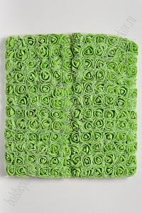 Головки цветков &quot;Розочка&quot; на веточке с сеточкой, 144 шт (SF-043) салатовый