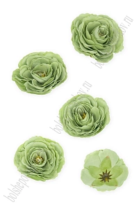 Головки цветов &quot;Пион&quot; 7 см (5 шт) SF-7874, фисташковый