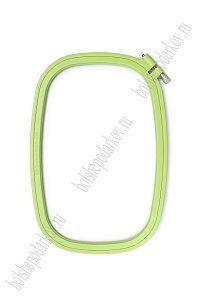 Пяльцы пластиковые 18*26 см (SF-5624) салатовый