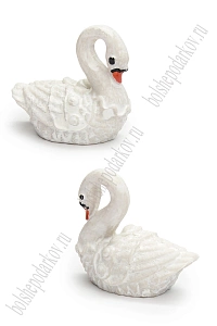 Фигурка миниатюрная &quot;Лебедь&quot; 1,8*3,5*3,5 см (2 шт) SF-8049