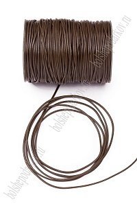 Шнур вощеный 1,5 мм*100 ярд (SF-3295) коричневый
