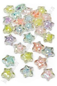 Бусины декоративные 15 мм &quot;Звёздочки&quot; (500 гр) SF-7386, ассорти
