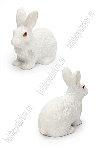 Фигурка миниатюрная &quot;Зайчик&quot; 2*4*3,7 см (2 шт) SF-8049