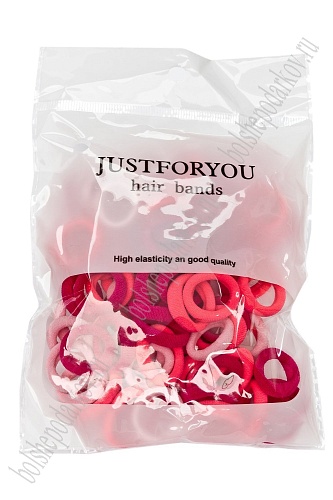 Резинки для волос 2 см (100 шт) SF-7505, ассорти №3