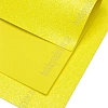 Фоамиран глиттерный А4, 2 мм Premium (10 листов) SF-1955, желтый №029В