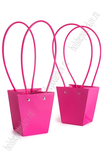 Сумка для цветов 12*12,5*8 см (10 шт) SF-7375, фукси