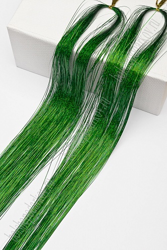Прядь волос из люрекса (SF-3047) зеленый