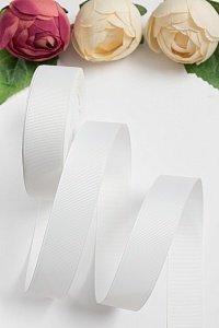 Лента репсовая 2,5 см*20 ярд (SF-3451) молочный №42