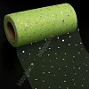 Фатин с пайетками &amp;quot;Горох&amp;quot; 15 см*25 ярд (SF-2939) фисташковый №21