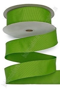 Лента репсовая, фисташк., 3,8 см*35 ярд (с проволокой по краям) 38-008