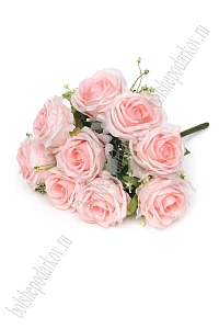 Букет декоративный 31 см "Розы" (SF-8126) розовый