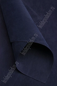 Замша искусственная двусторонняя, А4 (5 листов) SF-5968, темно-темно-синий №33