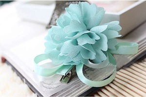 Лента шифоновая 3 см*1,4 м (5 шт) SF-5848, бежевый №10