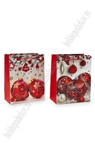 Пакет &amp;quot;Новогодний&amp;quot; 18*23*10 см (12 шт) SF-7568, микс №33