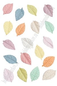 Тайские бумажные листики (50 шт) L20/426, разноцветный №1