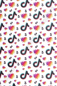 Пленка ПВХ с рисунком &quot;TikTok&quot; А4 (5 листов) SF-6057, №1