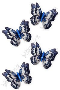 Лазерная вырубка из фетра "Бабочка" 5 см (10 шт) №11 несклеенная