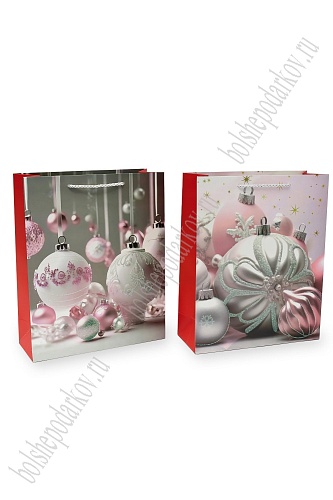 Пакет &amp;quot;Новогодний&amp;quot; 26*32*10 см (12 шт) SF-7569, микс №32