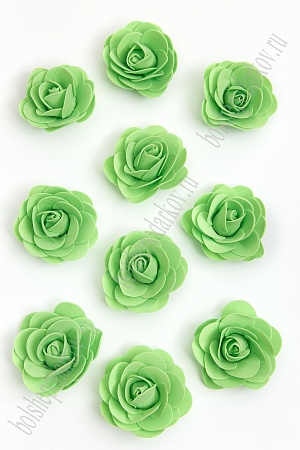 Головки цветов &quot;Роза&quot; 6 см (50 шт) SF-3001, зеленый