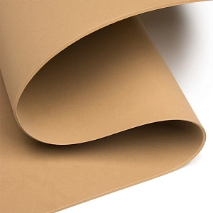 Фоамиран 2 мм, Китай 40*60 см (10 листов) SF-3422, светло-коричневый №1035