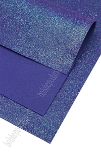 Фоамиран глиттерный А4, перламутровый 2 мм Premium (10 листов) SF-1956, темно-фиолетовый №3029