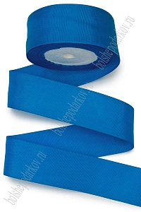 Лента репсовая 4 см*20 ярд (SF-3452) синий №0040