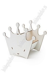 Подставка для ободков 23*20*15 см &quot;Корона&quot; белый