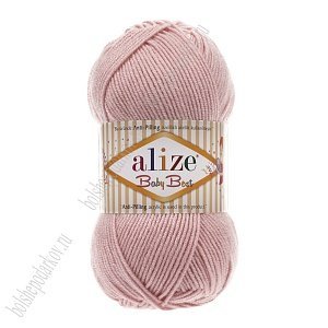 Пряжа &quot;Baby best antipilling&quot; 100 г*240 м (5 шт) пудра №161