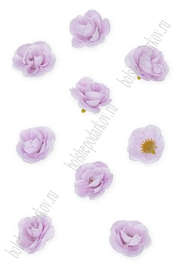 Головки цветов &quot;Роза&quot; 3,5 см (20 шт) SF-7874, фиолетовый
