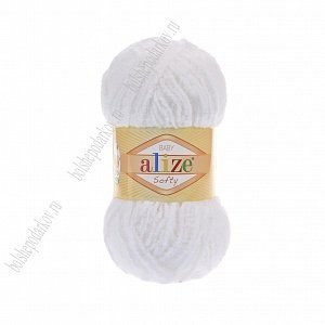 Пряжа &quot;Softy&quot; 50 г*115 м (5 шт) белый №55