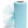 Фатин с блестками 15 см*25 ярд (SF-604) светло-голубой №30