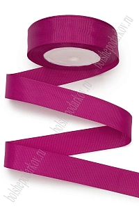 Лента репсовая 2,5 см*20 ярд (SF-3451) фукси №0027