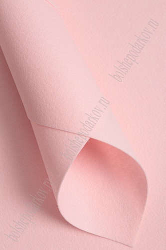 Фетр жесткий 1,2 мм, Корея Solitone 40*55 см (5 шт) нежно-розовый №906