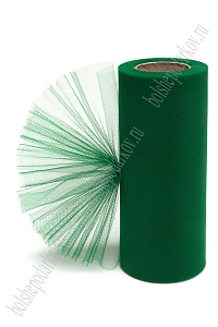 Фатин в шпульках 15 см*25 ярд (SF-603) темно-зеленый №19