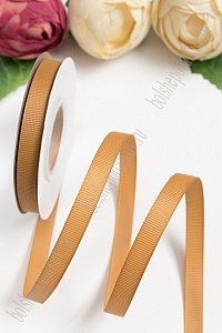 Лента репсовая 1 см*20 ярд &quot;1 сорт&quot; (SF-1346) коричневый №157