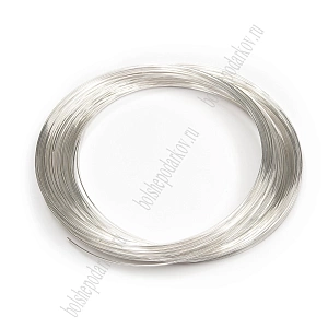 Проволока с эффектом памяти, 115 мм*0,6 мм (SF-7366) серебро